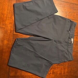 VRST Mens Athletic Fit Performance Golf Pants‎ Navy Blue W32 L32 Stretch